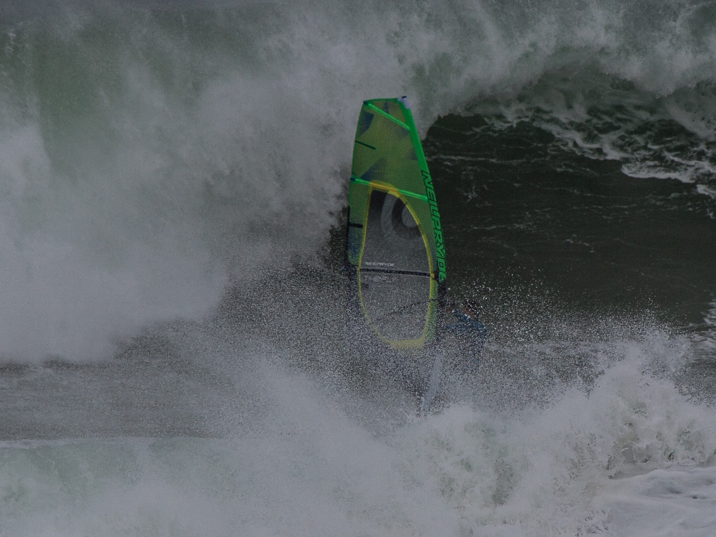 big waves windsurfing at woolamai phillip island